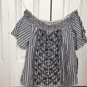 MY MICHELLE off the shoulder top